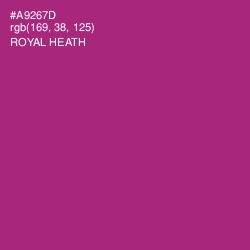 #A9267D - Royal Heath Color Image