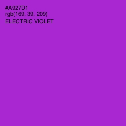 #A927D1 - Electric Violet Color Image