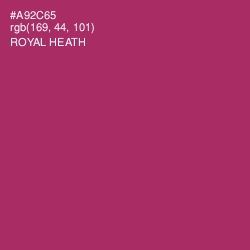 #A92C65 - Royal Heath Color Image