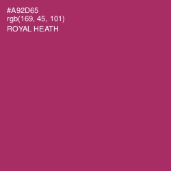 #A92D65 - Royal Heath Color Image