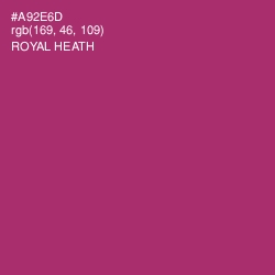 #A92E6D - Royal Heath Color Image