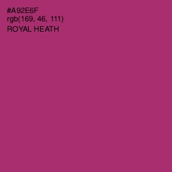 #A92E6F - Royal Heath Color Image