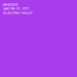 #A93DED - Electric Violet Color Image