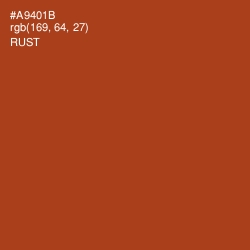 #A9401B - Rust Color Image