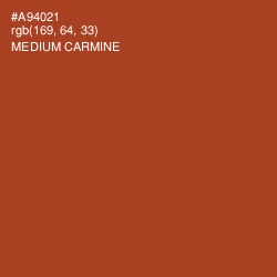 #A94021 - Medium Carmine Color Image