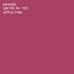 #A94066 - Hippie Pink Color Image