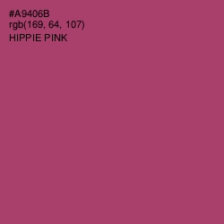 #A9406B - Hippie Pink Color Image