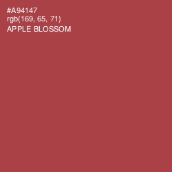 #A94147 - Apple Blossom Color Image