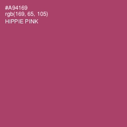 #A94169 - Hippie Pink Color Image