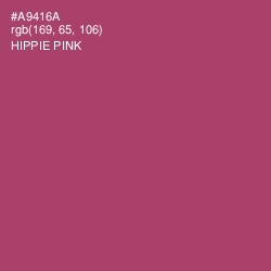 #A9416A - Hippie Pink Color Image