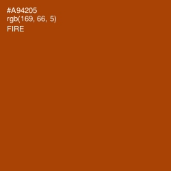 #A94205 - Fire Color Image