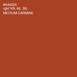 #A94224 - Medium Carmine Color Image