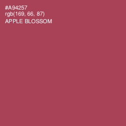 #A94257 - Apple Blossom Color Image