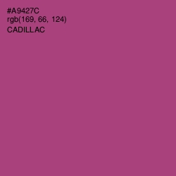 #A9427C - Cadillac Color Image
