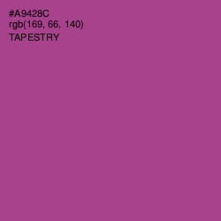 #A9428C - Tapestry Color Image