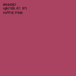#A94361 - Hippie Pink Color Image