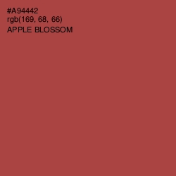 #A94442 - Apple Blossom Color Image