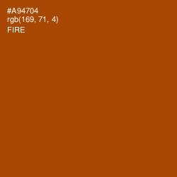 #A94704 - Fire Color Image