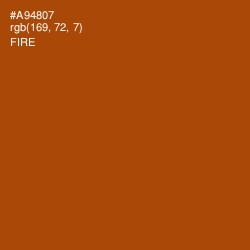 #A94807 - Fire Color Image