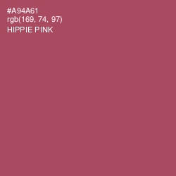 #A94A61 - Hippie Pink Color Image