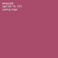 #A94C6B - Hippie Pink Color Image