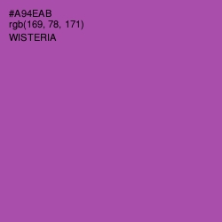 #A94EAB - Wisteria Color Image