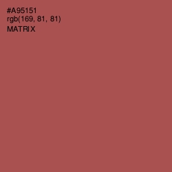 #A95151 - Matrix Color Image