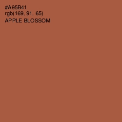 #A95B41 - Apple Blossom Color Image