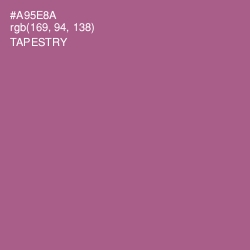 #A95E8A - Tapestry Color Image