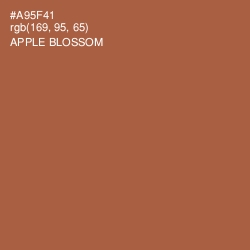 #A95F41 - Apple Blossom Color Image