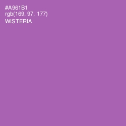 #A961B1 - Wisteria Color Image