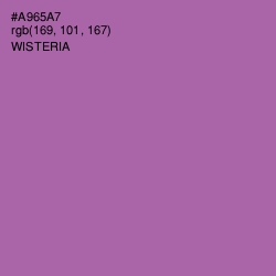 #A965A7 - Wisteria Color Image