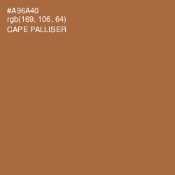 #A96A40 - Cape Palliser Color Image