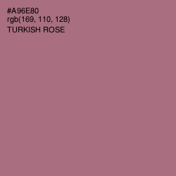 #A96E80 - Turkish Rose Color Image