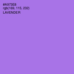 #A973E8 - Lavender Color Image
