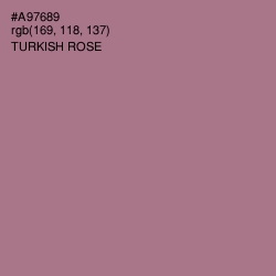 #A97689 - Turkish Rose Color Image