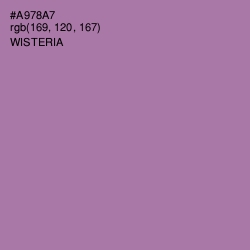 #A978A7 - Wisteria Color Image