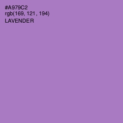 #A979C2 - Lavender Color Image