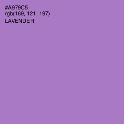 #A979C5 - Lavender Color Image