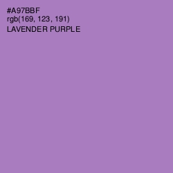 #A97BBF - Lavender Purple Color Image