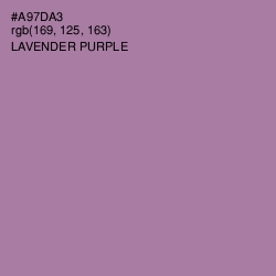 #A97DA3 - Lavender Purple Color Image