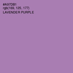 #A97DB1 - Lavender Purple Color Image