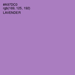 #A97DC0 - Lavender Color Image