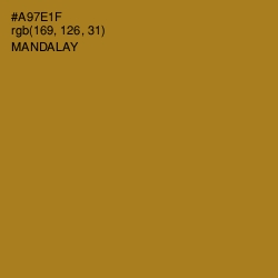 #A97E1F - Mandalay Color Image