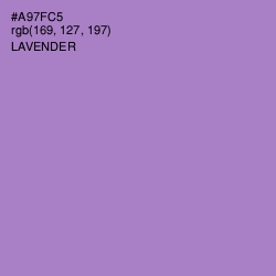 #A97FC5 - Lavender Color Image