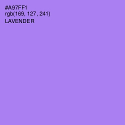 #A97FF1 - Lavender Color Image