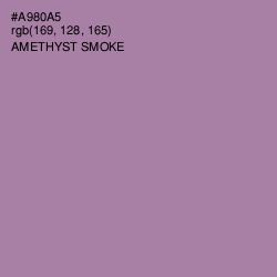 #A980A5 - Amethyst Smoke Color Image