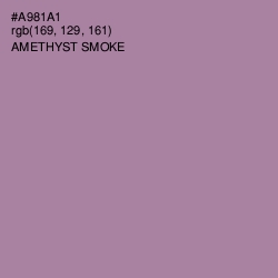 #A981A1 - Amethyst Smoke Color Image