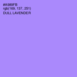 #A989FB - Dull Lavender Color Image