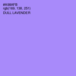 #A98AFB - Dull Lavender Color Image